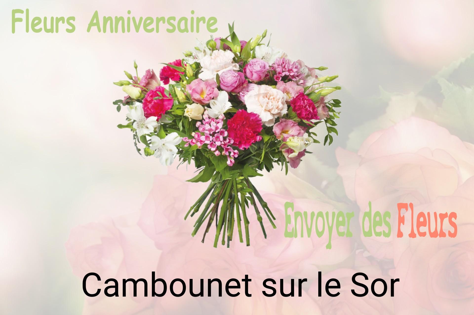 Bouquet de fleurs d’anniversaire livré à Cambounet-sur-le-Sor