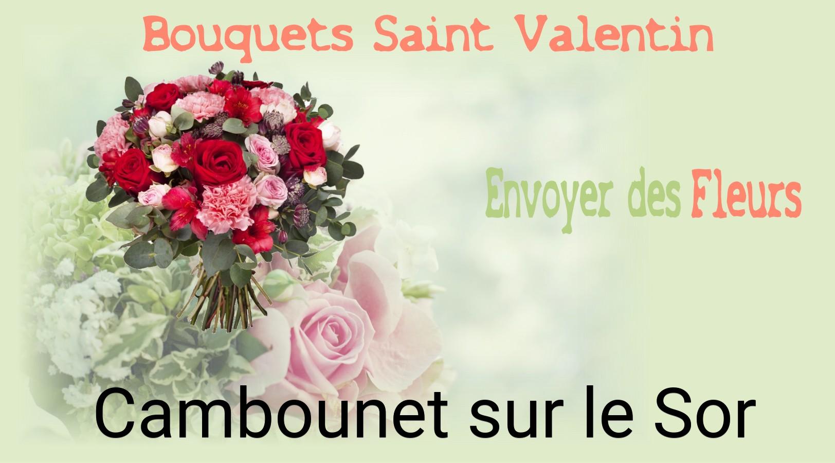 Roses de Saint-Valentin livrées à Cambounet-sur-le-Sor